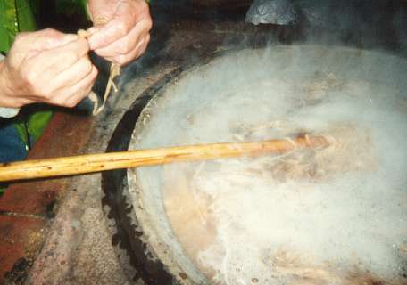 Testing if the fibers separate easily